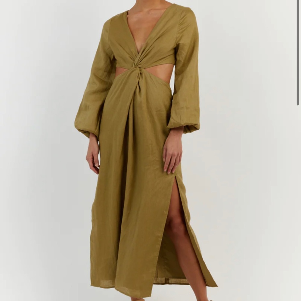 Brand new dissh Tina linen dress US size 6